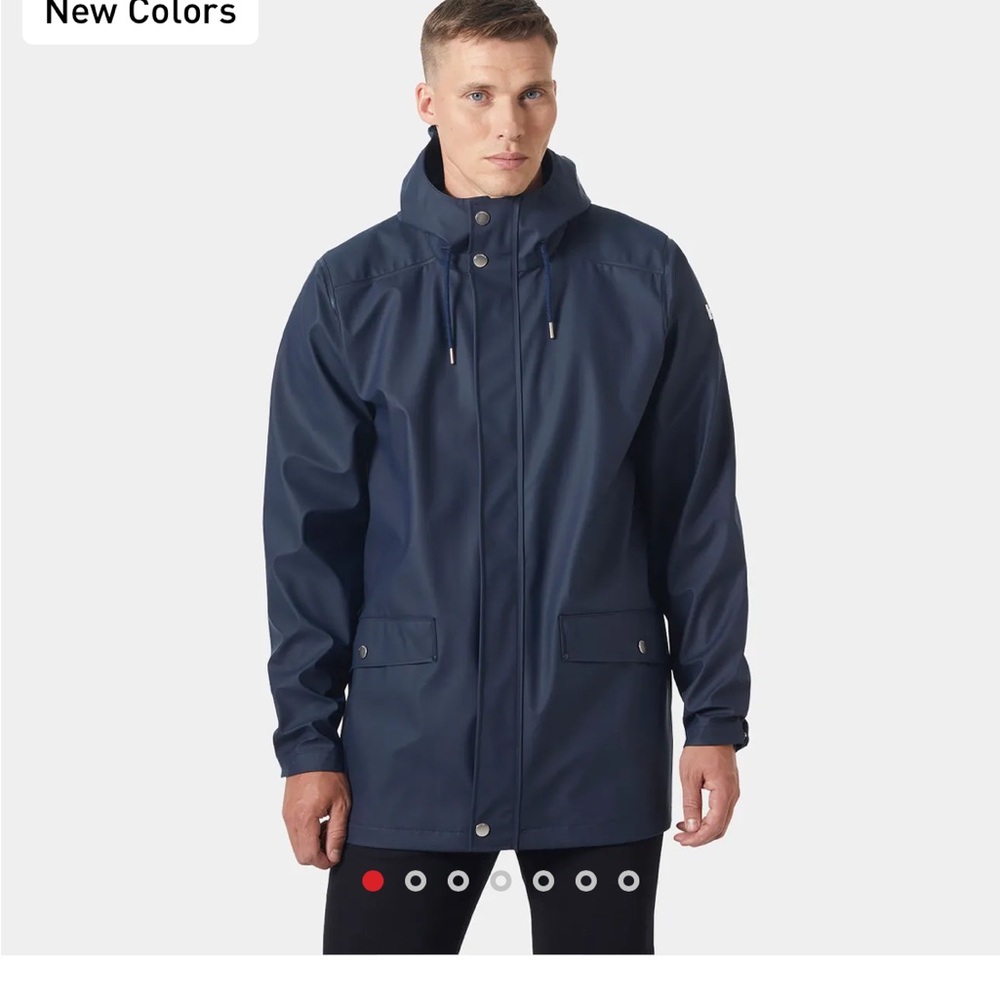 Helly Hansen Men's Dark Blue Raincoat